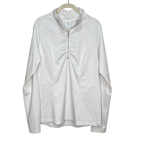 NILS White Baselayer Pullover Size Large Womens White Winter Ski Outdoors - Picture 1 of 10